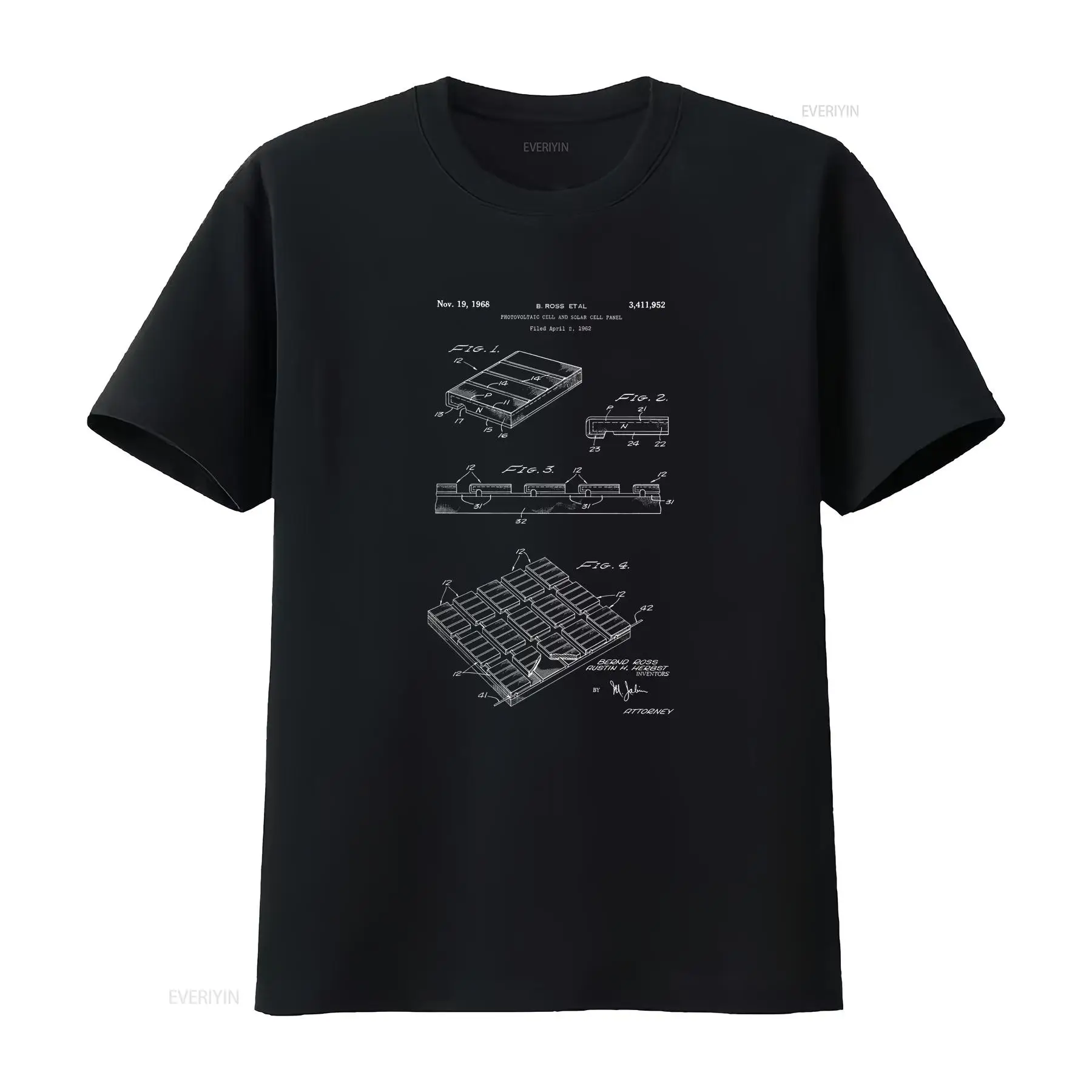 Solar Panel T Shirt Photovolta - Renewable Energy Graphics recension och pris